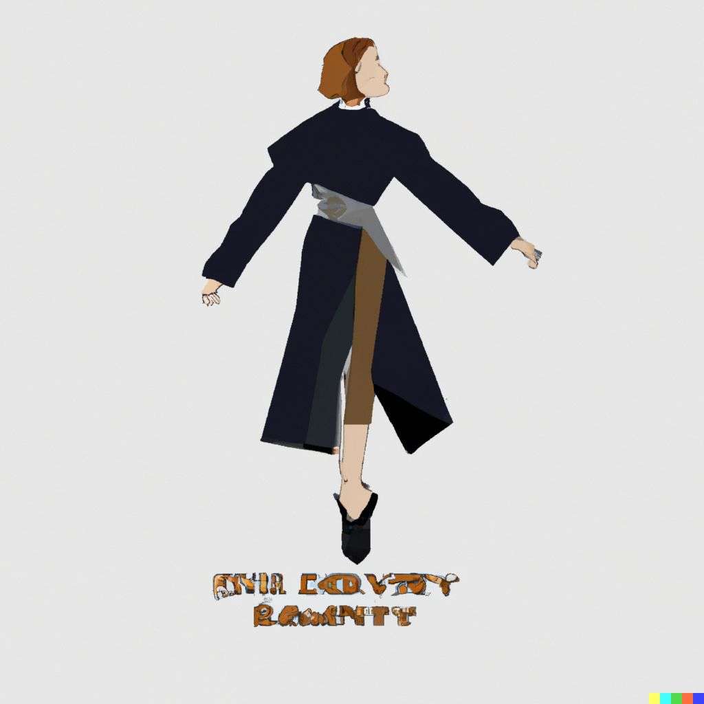 the discovery of gravity, fashion design sketch